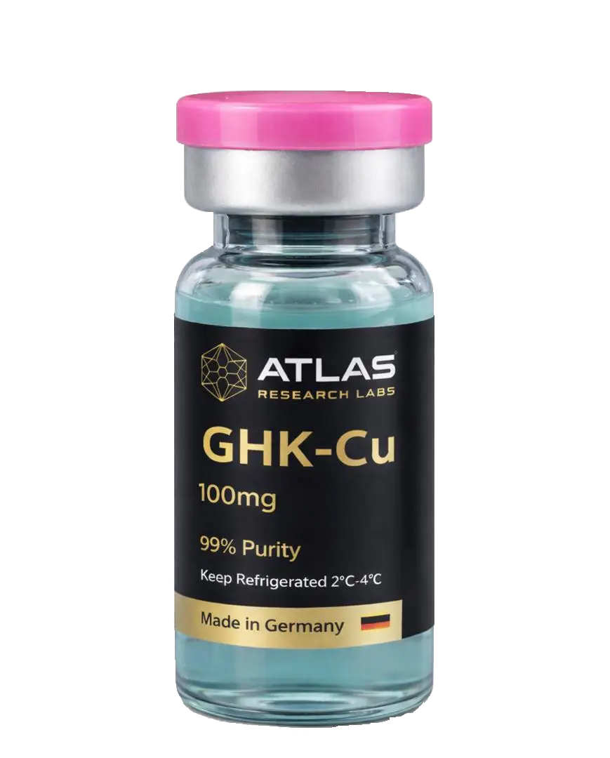 GHK-Cu 100mg copper peptide research compound by Atlas Research Labs